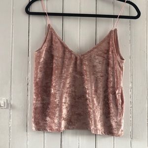 SMALL | H&M DIVIDED velvet tank 🌸